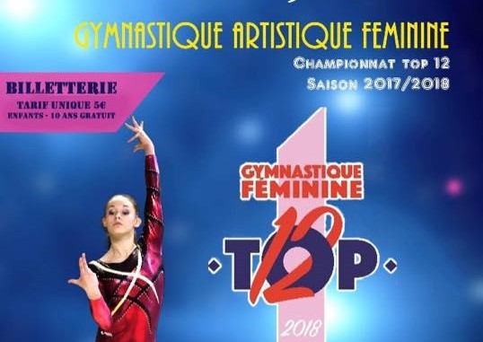 Affiche de notre prochaine compétition du Championnat de France Top 12