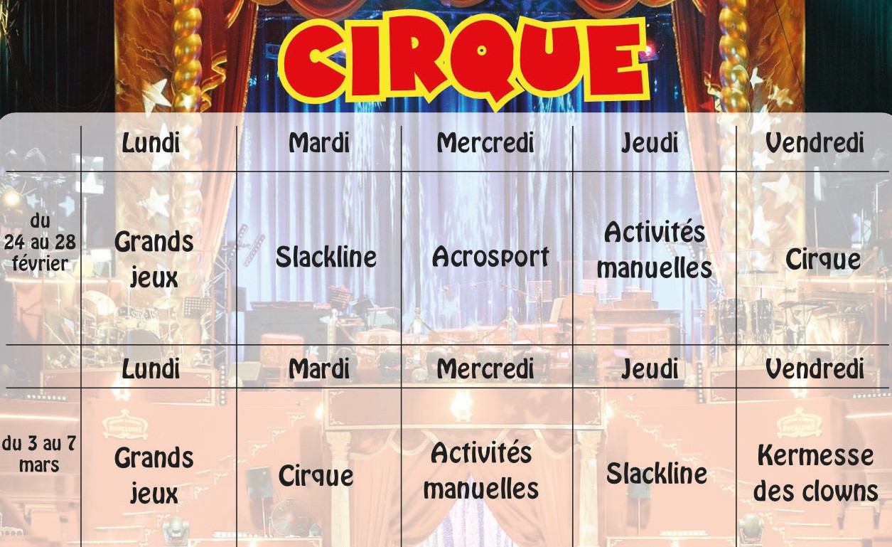 Stages d'hiver
