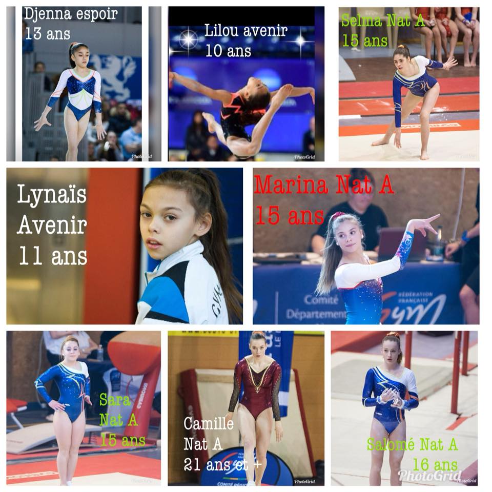 Nos qualifiées pour les championnats de France individuel !